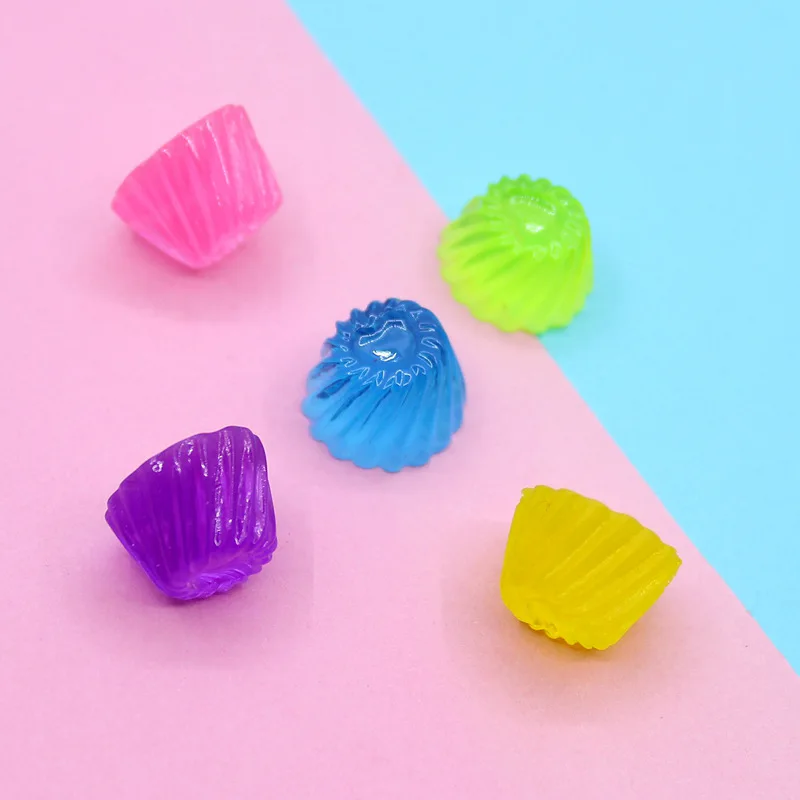 10pcs Resin Mini Thread Round Candy Decoration Cabochon Scrapbooking Planar Flatback Miniatures Charms Diy Jewelry Accessories