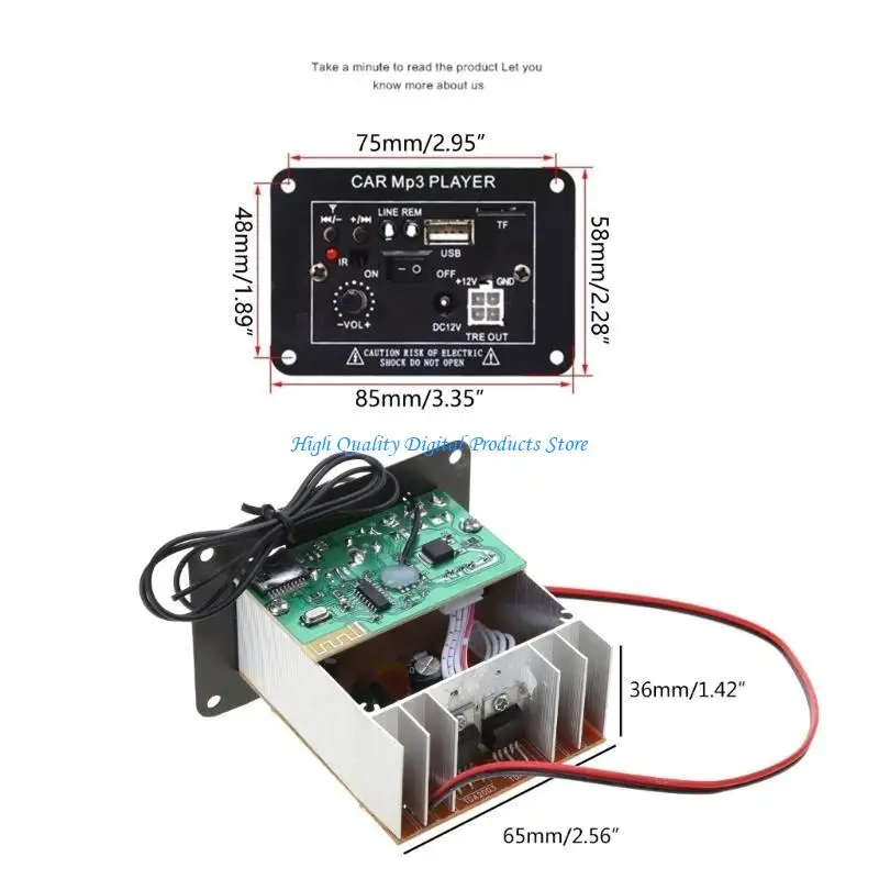 U2JE 12V CAR INTERIOR POWER AMPLIFIER SUPPWOOFER SUPWOOFER