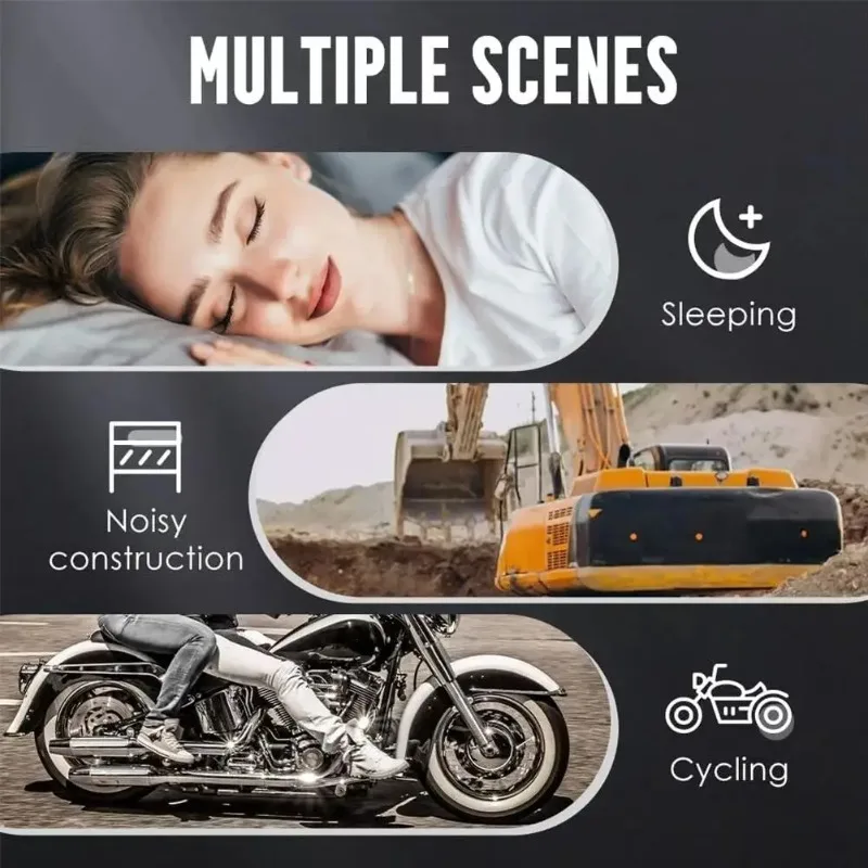 Motorrad-Ohrstöpsel, Schalldämmend, Lärmreduzierend - usage example