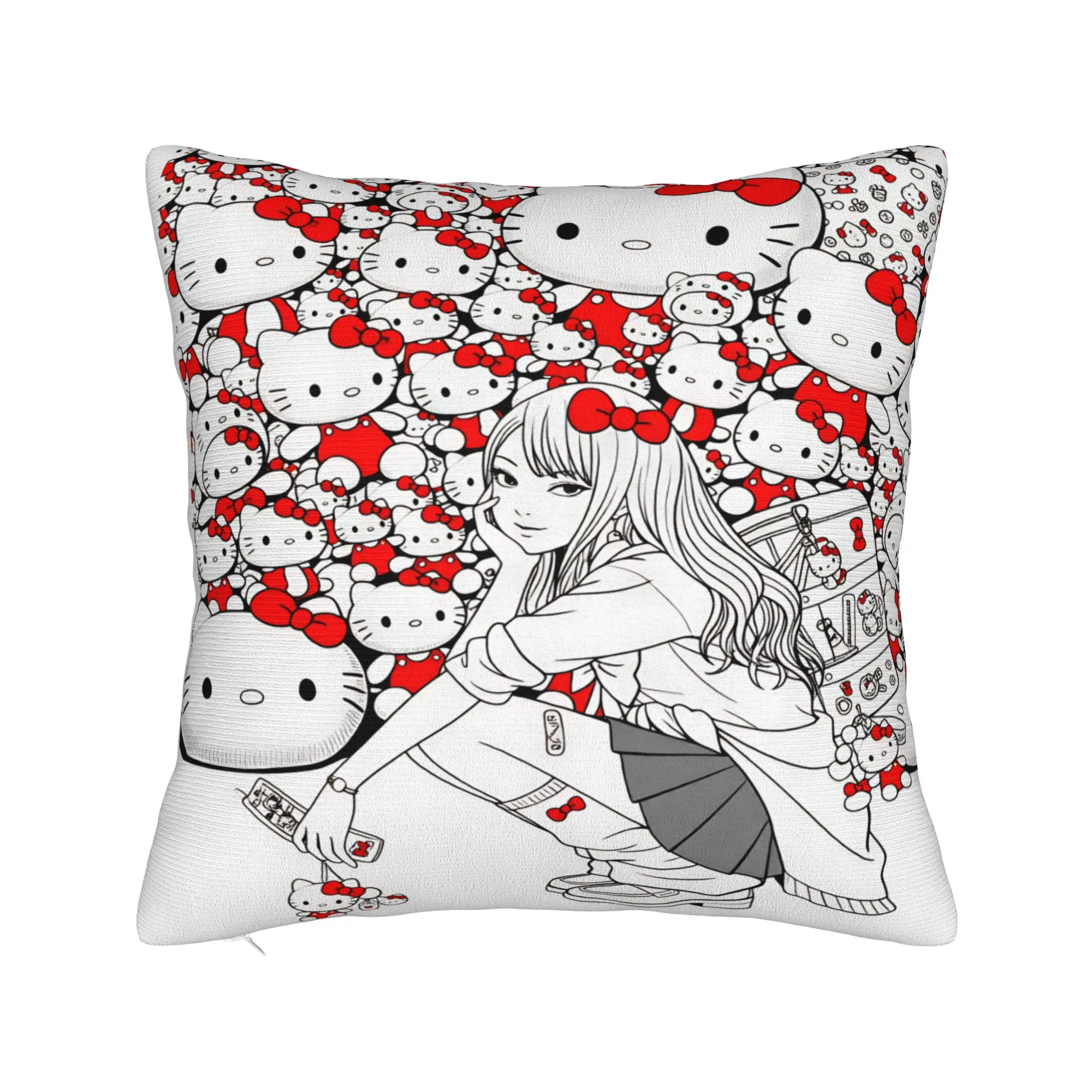 Pillow Case Kawakami Tomie Junji Ito Design  Pillow Cover For Wedding Party Home Decor Novelty Pillowcases