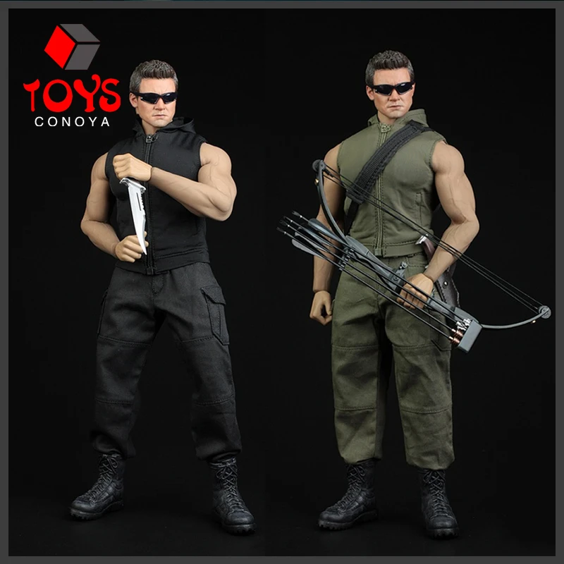 

XM004 1/6 Male Soldier Sleeveless Slim-fit Hooded Pants Sweater Shoes Model for 12-inch Tbleague M34/M35 Muscle Figure Body