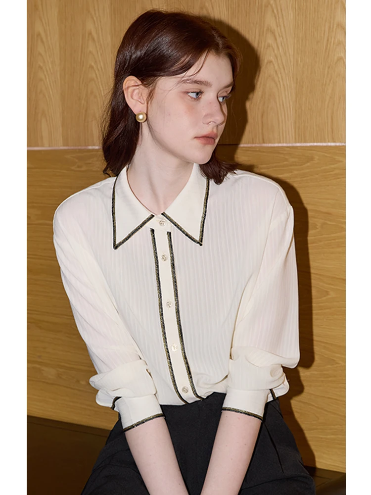 

Женское повседневное платье KUHNMARVIN Gentle Ele Long Sve, весна 2025, новое, простое, модное, прямого кроя, из полиэстера