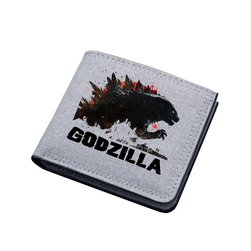 Godzillas Anime Folding Wallet Adult Fashion Printed Coin Purse Card Holder Boy New Moneybag Cartoon Casual Simple Wallets Gifts view 4