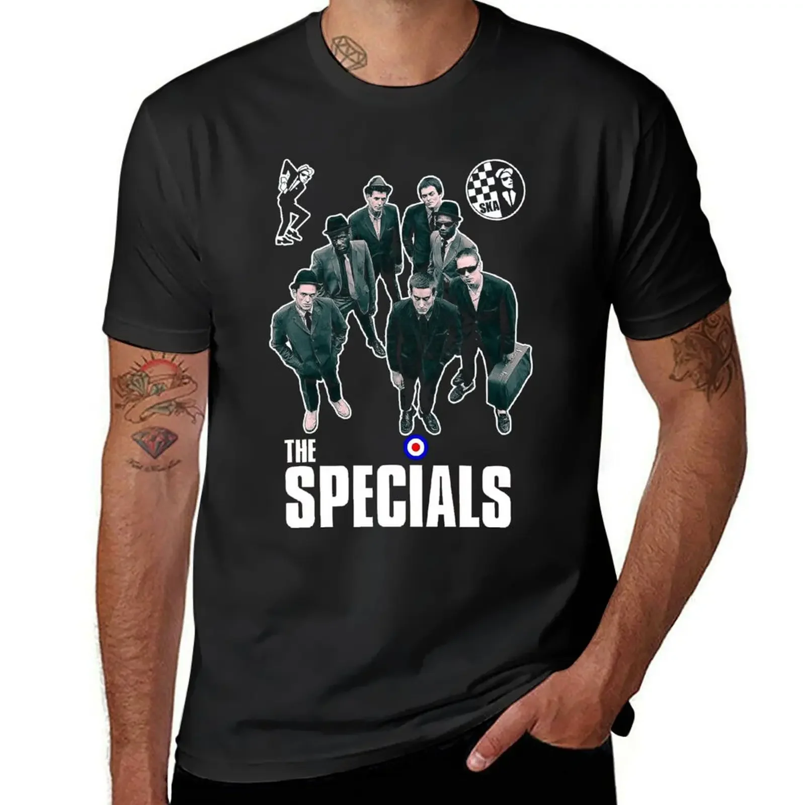 The Specials (Ghost Town) T-Shirt vintage clothes blue archive heavyweights oversized plain t shirts men