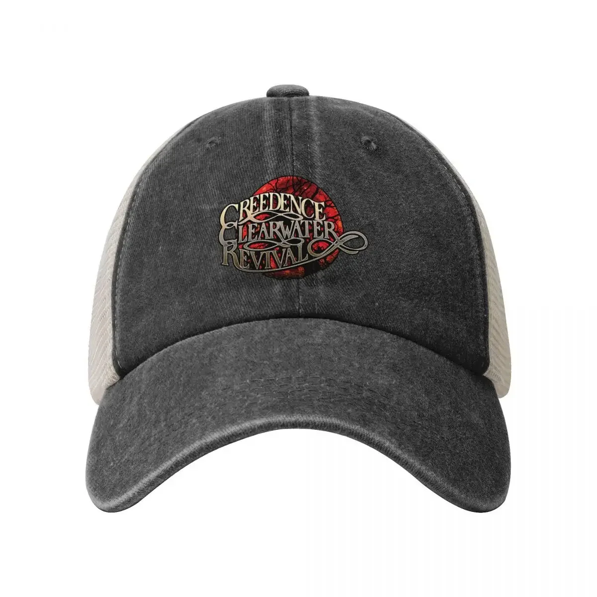 Official - CCR Blood Moon Cowboy Mesh Baseball Cap Luxury Brand Hat Luxury Brand Luxury Man Hat Hats For Women Men's