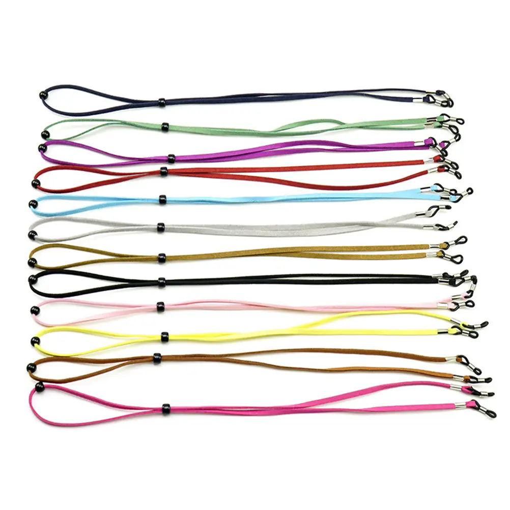 

6Pcs Delicate Eyeglass Chain Holder Flexible Adjustable Head-Wrap Cord Prevents Glasses Slipping during Bending Work Eyeglasses