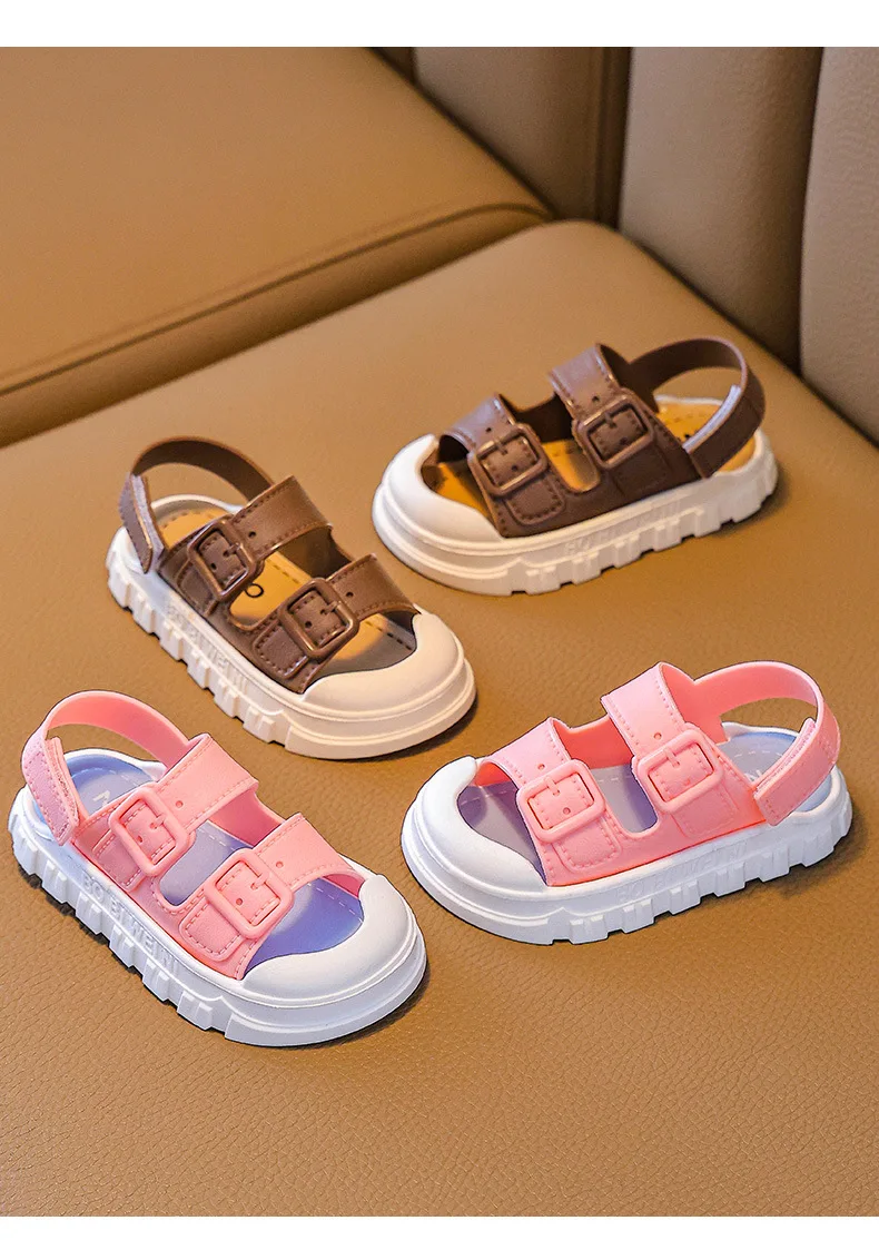 2026 Kinder Sandalen Jungen Mädchen Strandschuhe Weiche Leichte Geschlossene Outdoor-Sandalen für Kleinkinder Babyschuhe Sommer – Detail 14