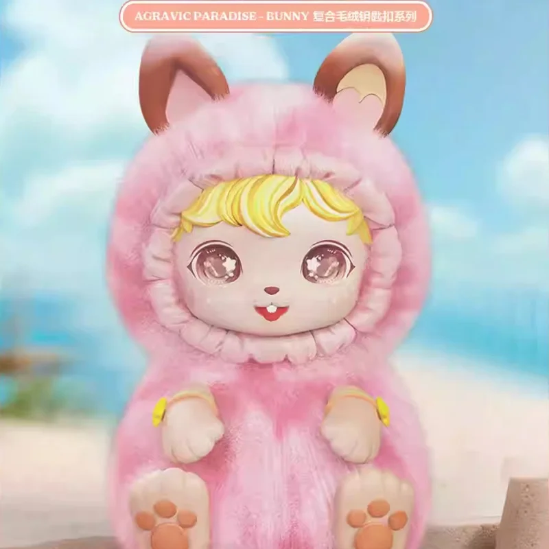 

Genuine Bunny Agravic Paradise Series Vinyl Plush Blind Box Cute Vinyl Face Toy Pendant Doll Mystery Box Birthday Gift For Girl