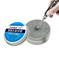 New Soldering Iron Tip Refresher Non-stick Tin Solder Cream Clean Paste for Oxide Head Resurrection Oxidative Activator