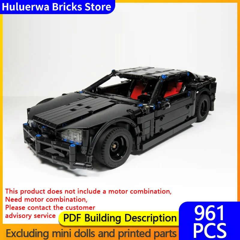 

Модель скоростного гоночного автомобиля MOC, строительные кирпичи, верхний уровень, спортивный автомобиль, модульная технология, детские праздничные подарки, сборка игрушек, костюм