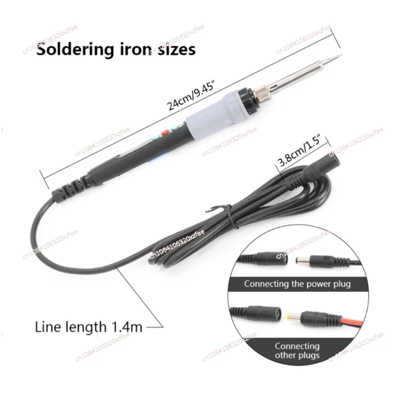 12v 24v LCD Solder Digital Display Electric Iron Internal Heating Low -Volt DC