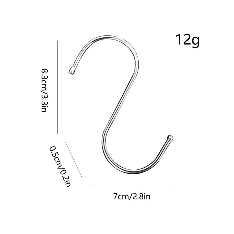 Crochets en S polyvalents pour Cisco, haute qualité, antirouille, légers, suspendus, grande charge de roulement, chambre à coucher, ménage