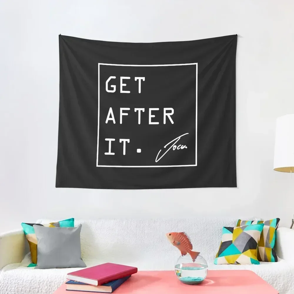 

GET AFTER IT - Jocko Tapestry Wall Deco Home Decor Accessories Room Aesthetic Tapestry
