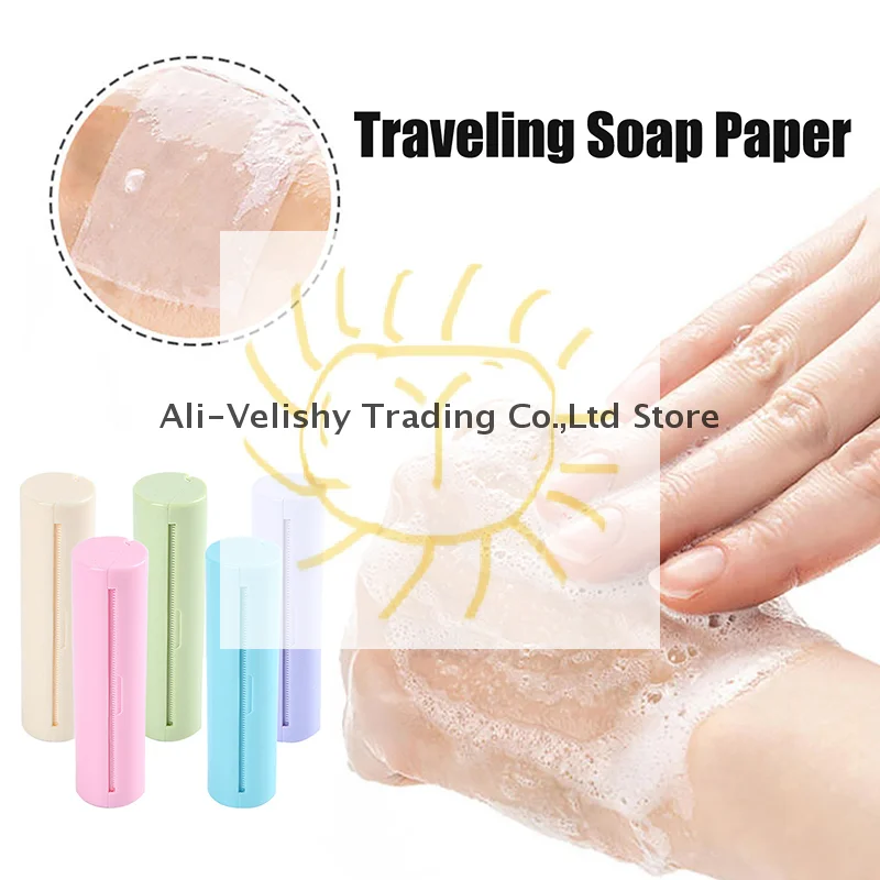 

Одноразовая мыльная бумага длиной 120 см для путешествий, мытья рук, мини-бумажное мыло, ароматизированный лист, принадлежности для чистки ванны