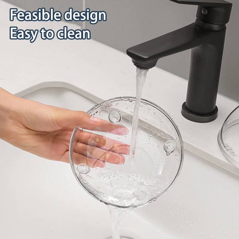Picture 6: Large Capacity Hamster Transparent Bathroom Small Pet Sand Bath Cage Prevent Splash Bathing Transparent Shower Room Accessories