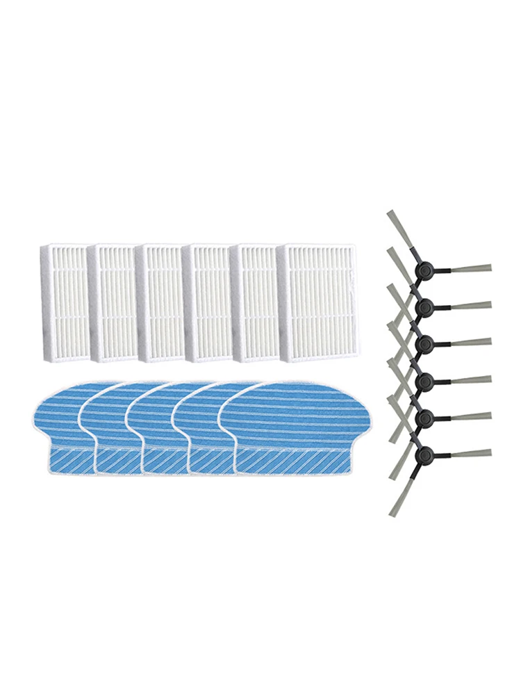 Side Brushes & Filter For MyGenie X990,ZX1000,P1 P2 P3 Robot Vacuum Cleaner Replacement Robot Sweeper Spare Part