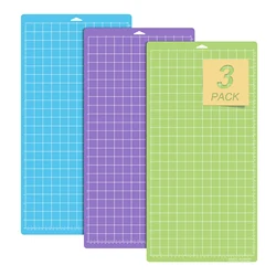 3 Pcs Cutting Mat For Cricut12x24(StandardGrip, LightGrip, StrongGrip) For Cricut Explore Air 2/Air/One/Maker