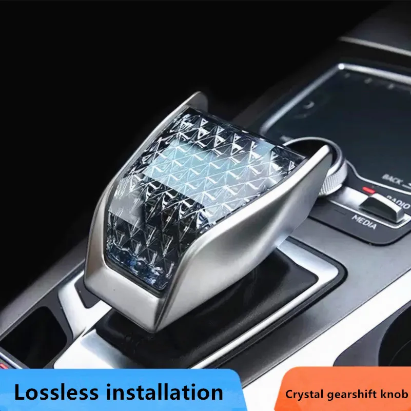 

Car modification crystal gearshift lever is suitable for Audi Q5L, Q6 and Q7.