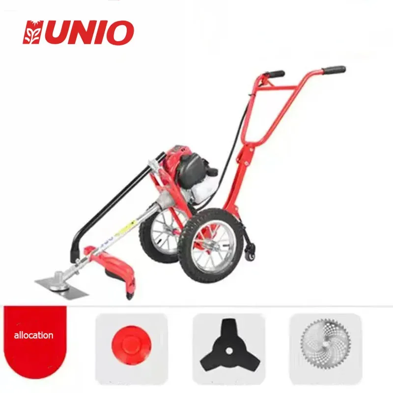 

Hot-Selling Automatic 2 Stroke Engine Mower Gardening Tools Hand Push Brush Cutter Grass Cutting Machine Farm Use