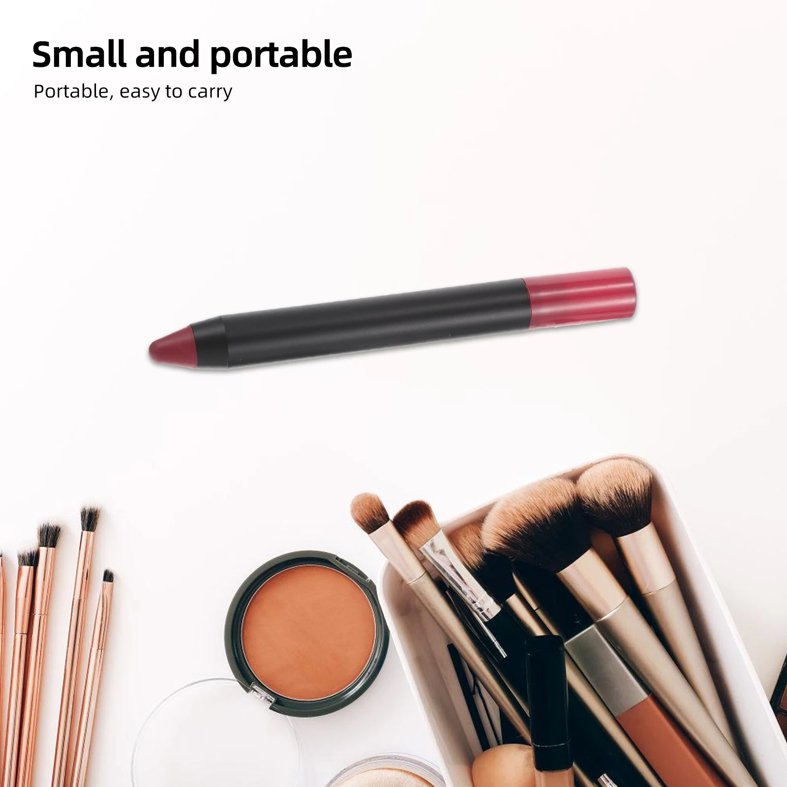 ปากกาเขียนขอบปากเนื้อครีมแบบแมทติดทนนาน สำหรับผู้หญิง ป้องกันการเลอะ ติดทนนาน อุปกรณ์แต่งหน้าสำหรับริมฝีปาก