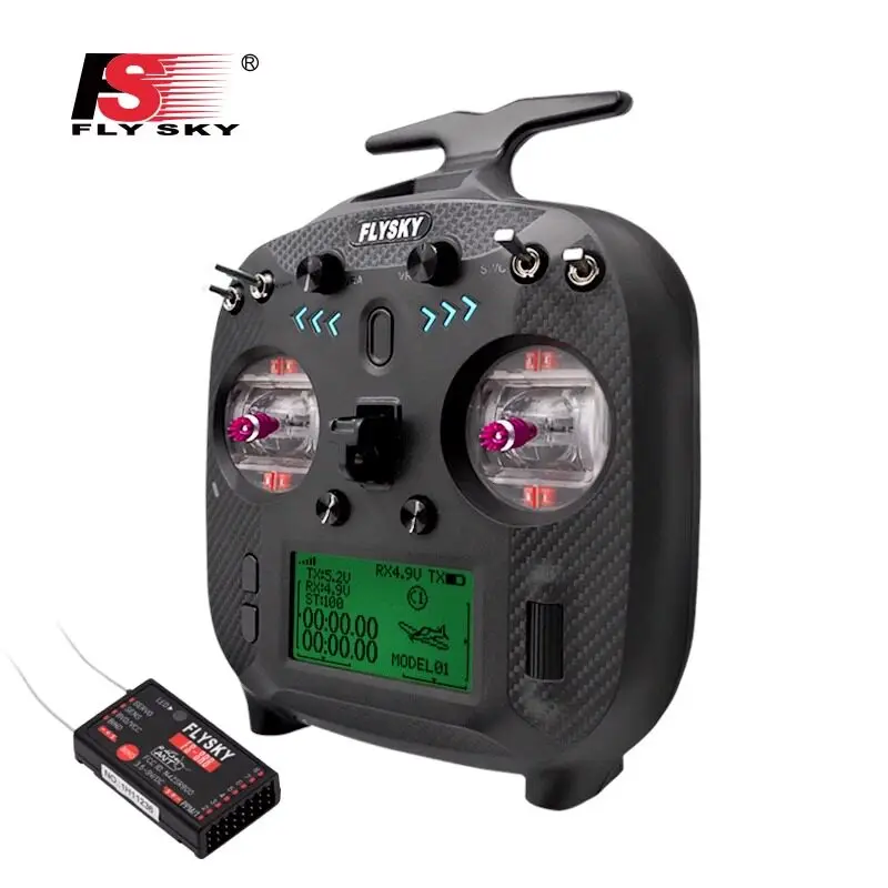 FLYSKY FS-ST8 8 Channel RC Transmitter With Receiver For Fighting FPV Racing Drone Boat Car Model Remote Control System