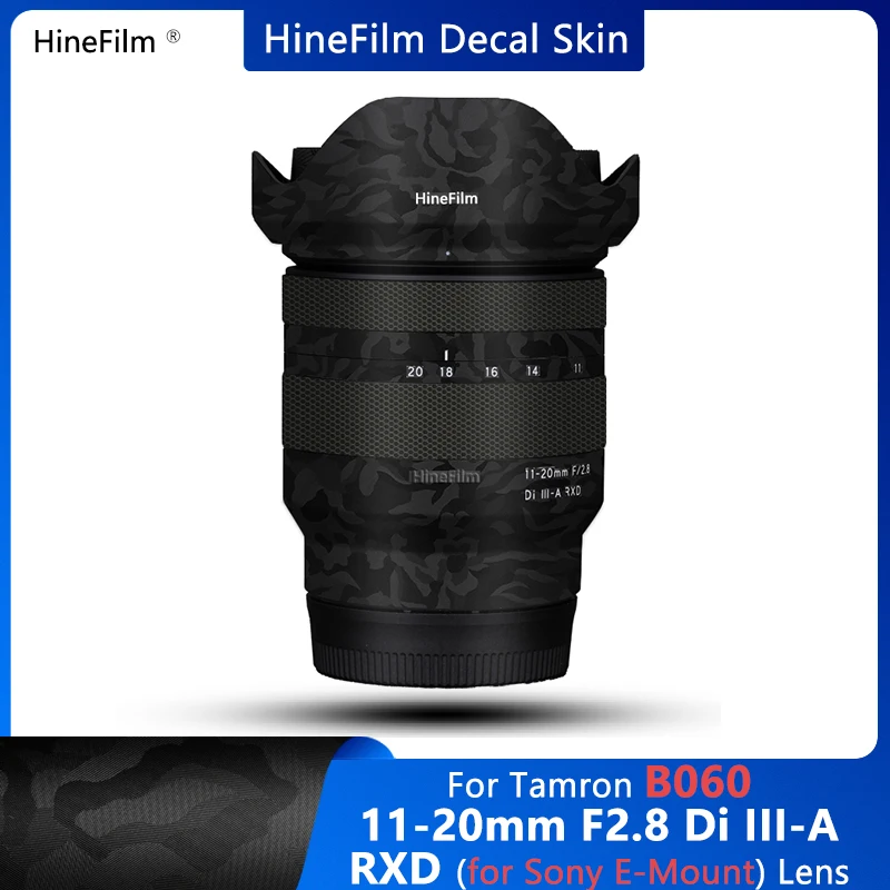 

Hinefilm Skin for Tamron 11-20 f2.8 FE Mount Lens Skin 1120 Lens Sticker for Tamron 11-20f2.8 for Sony Lens Wrap Cover Film