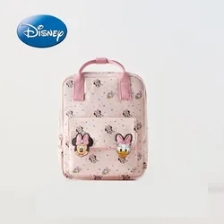 Disney Minnie Mouse Donald Duck Cartoon stampato multifunzionale borsa da scuola per bambini zaino per studenti di moda borse per l'asilo