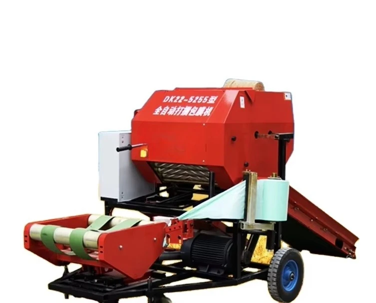 

Hay Baler Combined Corn Silage Baler and Wrapper Machine Rice Husk Strip Baler