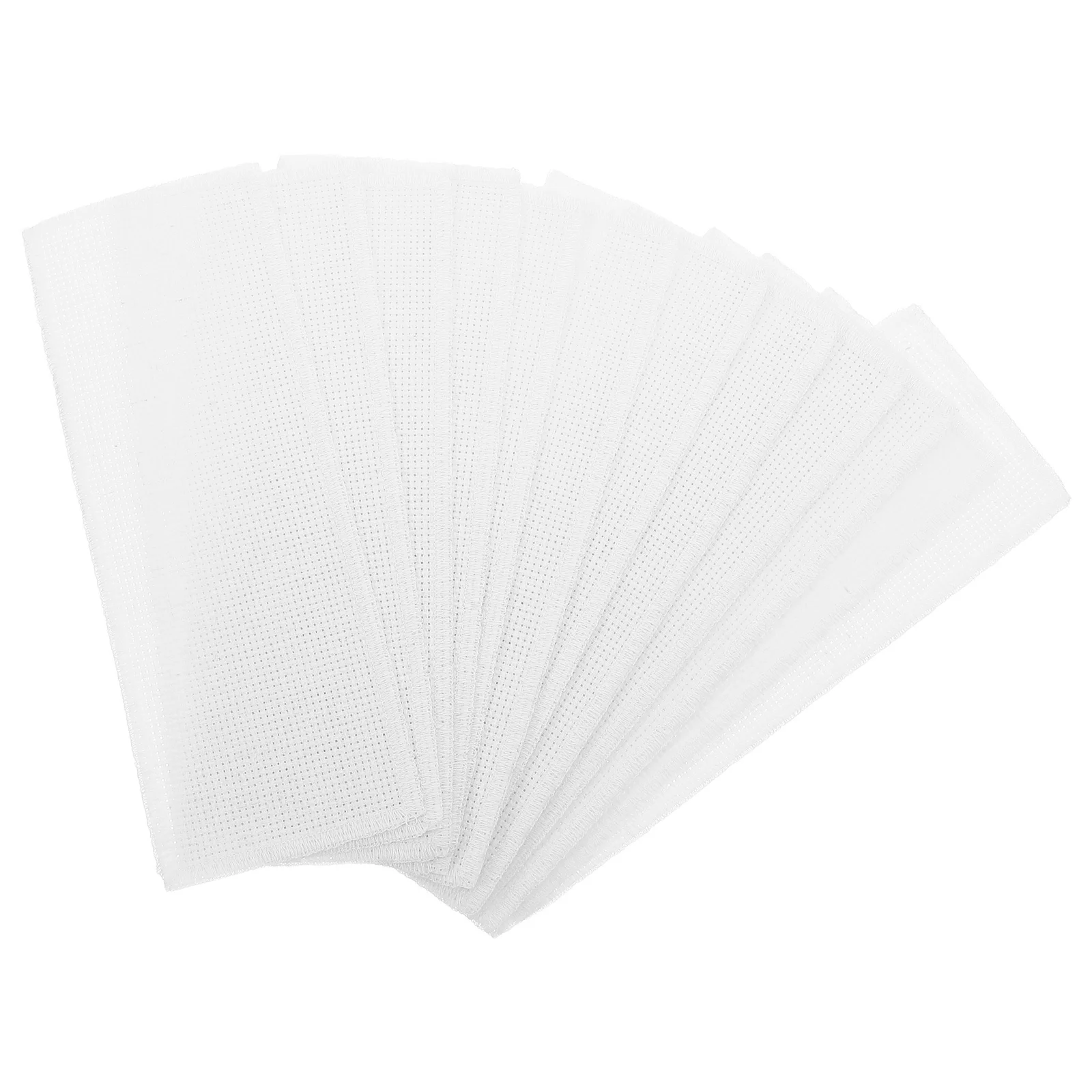 

12Pcs Cross Stitch Bookmarks Blank Fabric for Hand Sewing DIY Embroidery Craft Project Supplies Unfinished Bookmark Making