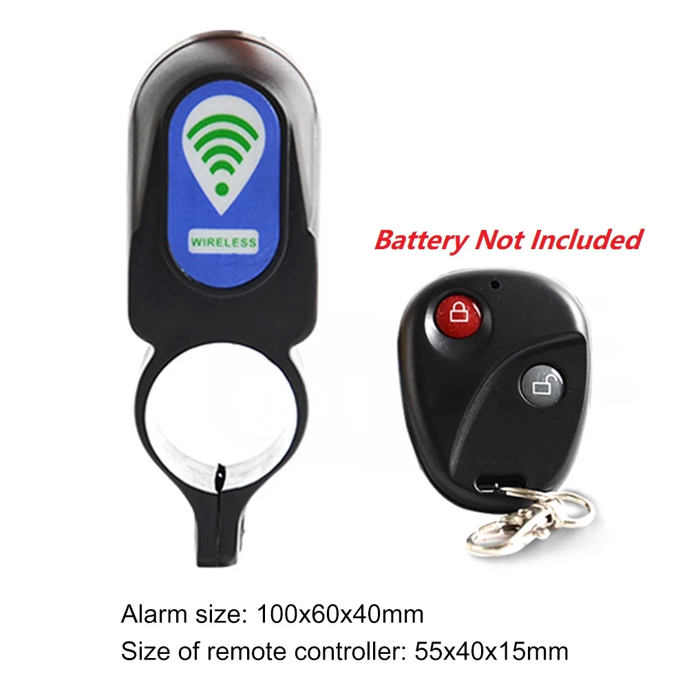 Wireless Bike Anti Theft Alarm Bell Bicycle Motorcycle Electric Bell Horn Locks