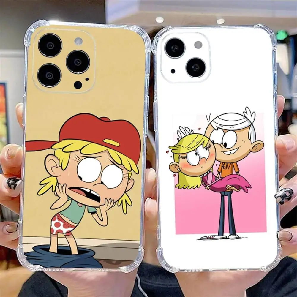 

The L-Louds H-House Phone Case For iPhone 16,15,14,13,12,11 Pro,Max,Plus,X,XS,XR,SE,Mini Transparent Silicone Soft