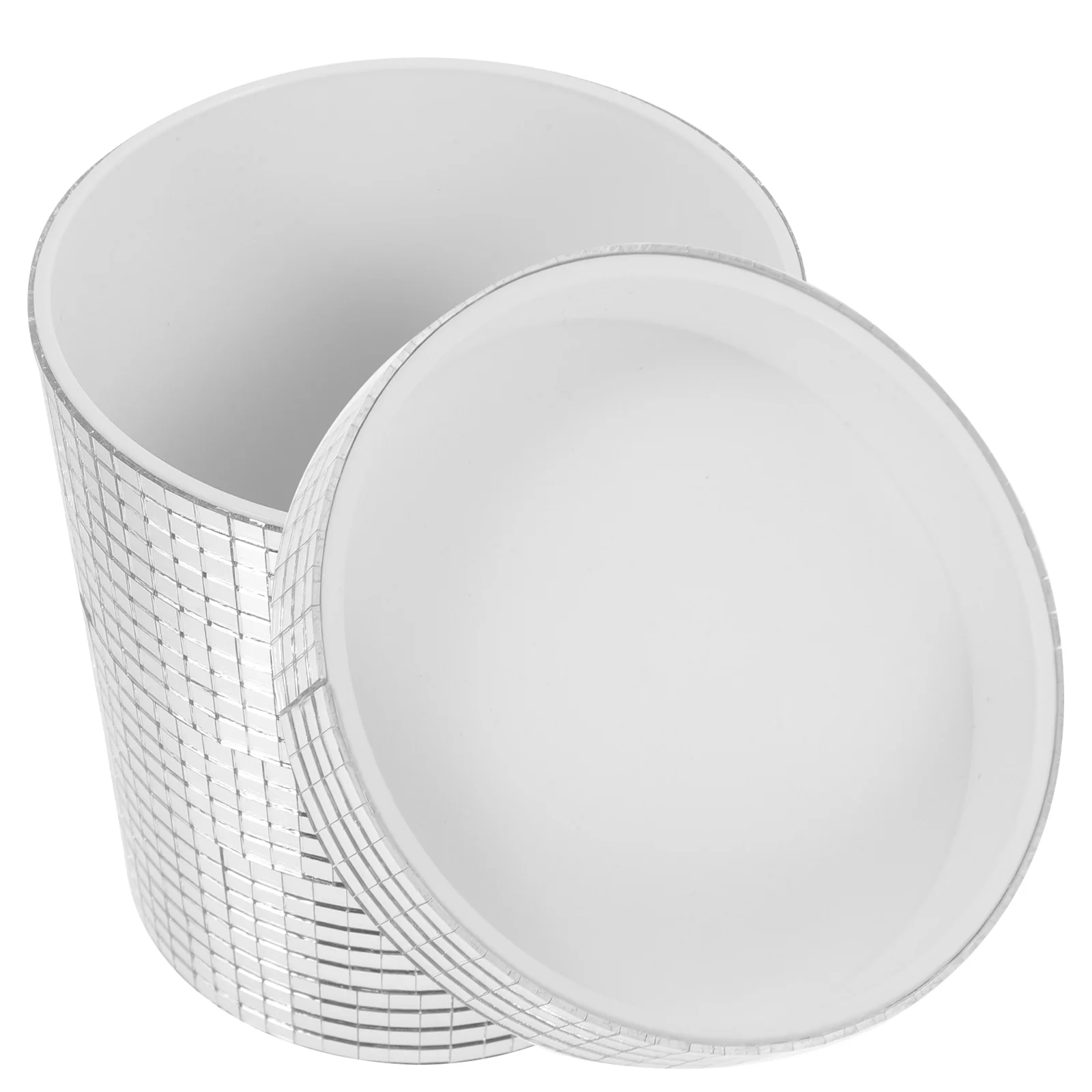 

Disco Planter Flowerpot for Indoor Outdoor Use Strong Plastic Glass Construction Suitable for Medium Small Plants Elegant Garden