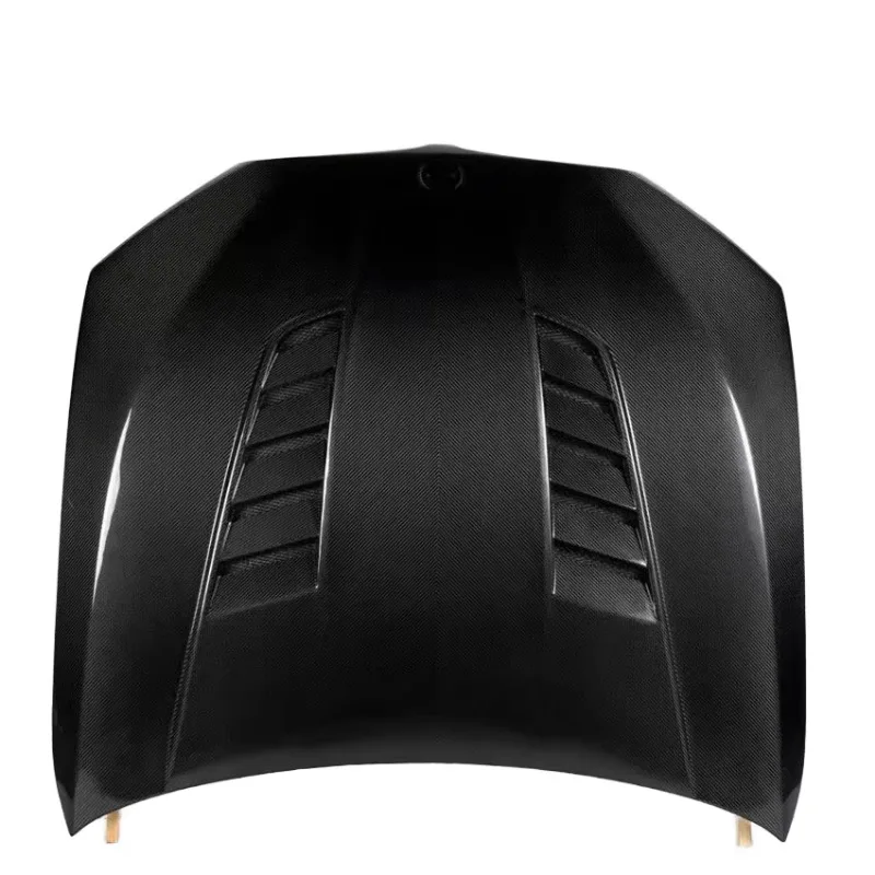 5 Series F90 V-Style Dry Carbon Fiber Hood Bonnet Hot-Pressed with Included Screws & Bolts New Condition Dropshipping Welcomed