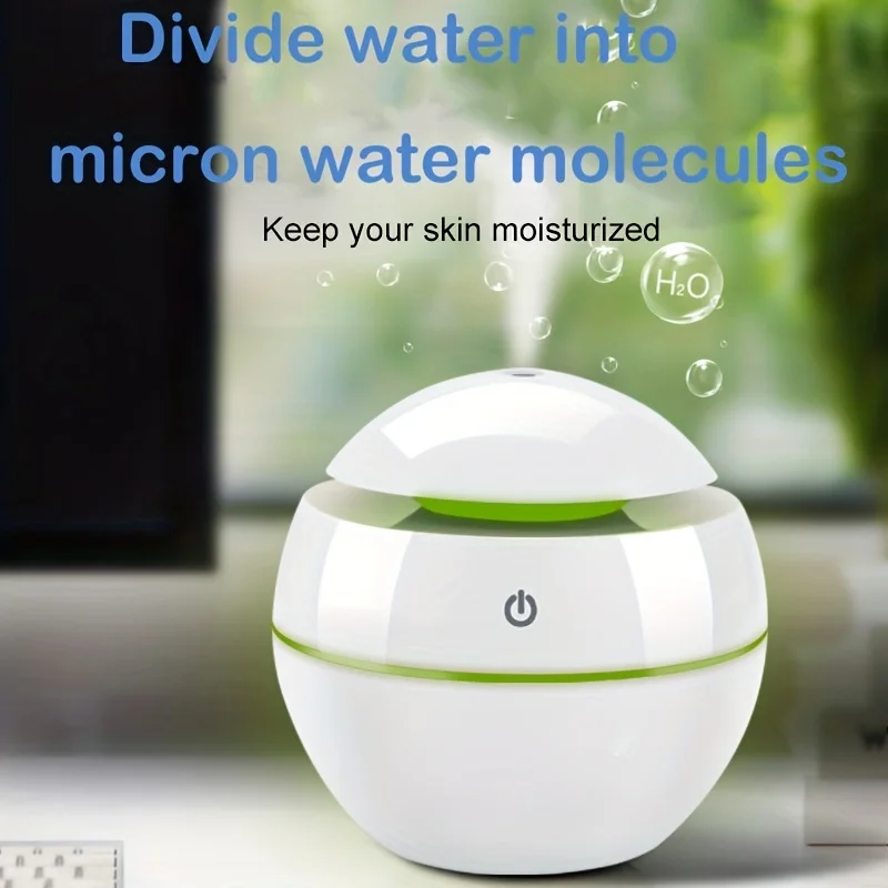 Umidificador compacto e colorido – mantenha sua casa confortável e estiloso!