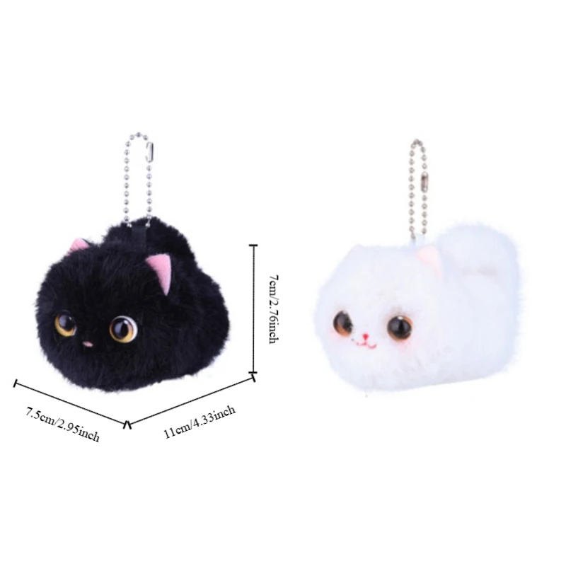 Material rolando pequeno gato mecanismo de relógio estrela padrão simulação relógio gato design interativo kawaii