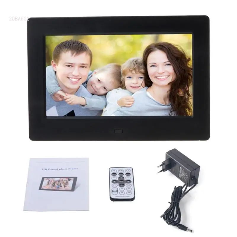 7 Inch for Smart WiFi Digital Photo Frame 1024x600 TN Screen Share Moments MP3 E-book Clock Calendar Alarm Clock