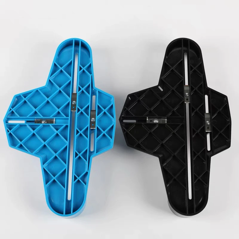 جهاز قياس القدم وجهاز أدوات قياس حجم الحذاء، مقاس أمريكي (أزرق، أسود)