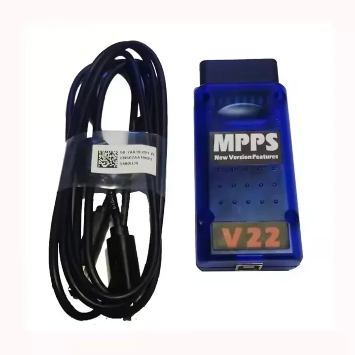 Full Set MPPS V22 ECU Chip Tuning Tool MPPS 22 OBD2 Scanner with Adapters Breakout Tricore Cable MAIN + TRICORE + MULTIBOOT