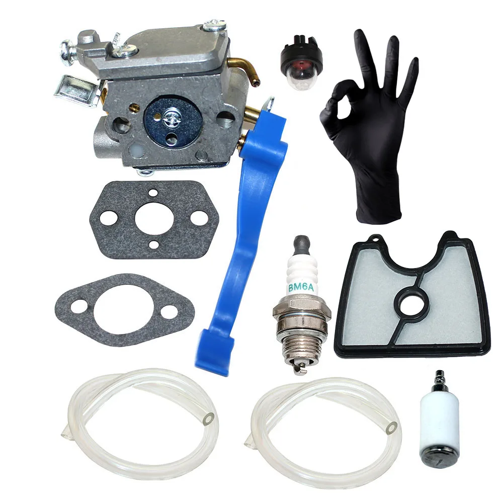 C1Q-W37 Carburetor For Husqvarna 125B 125BX 125BVX Jonsered B2126 BV2126 Poulan RedMax HB280 HB281 Craftsman 358794810 358794811