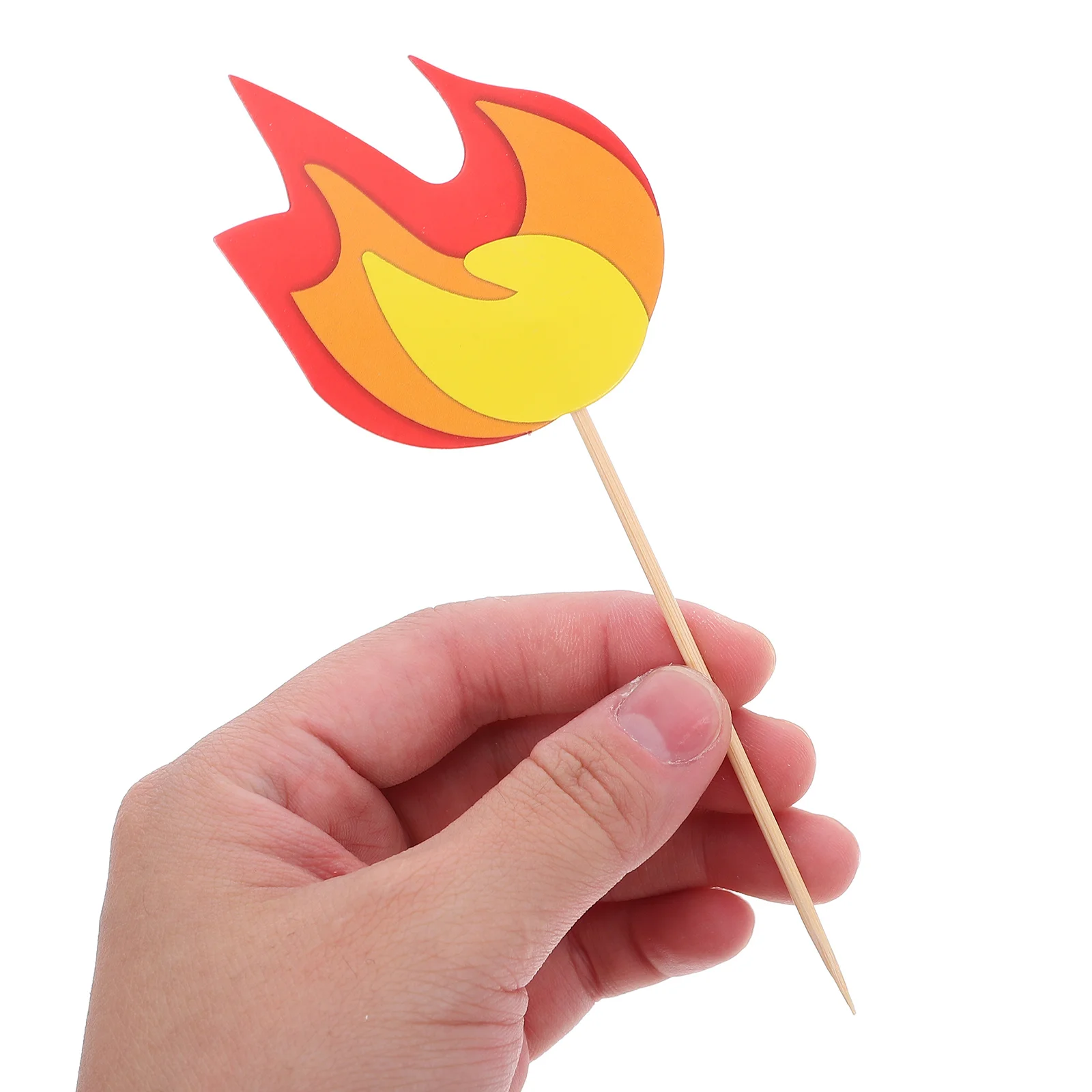 

10Pcs Fire Engine Cupcake Toppers Easy to Use No Special Skills Required Themed Masterpieces Fire Cupcake Topper