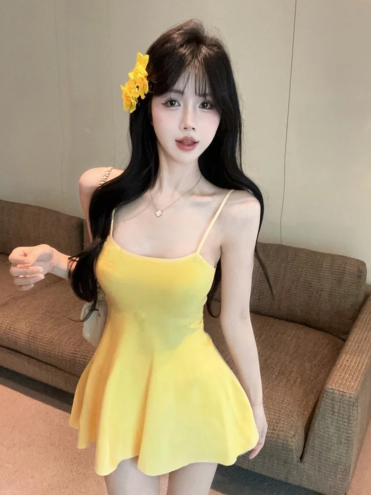 

Сексуальный топ с глубоким вырезом Svel Base Top Hot Girl Pure Desire Sle для похудения талии Cinched Tank Top Strap Vest A-Line ort Dr