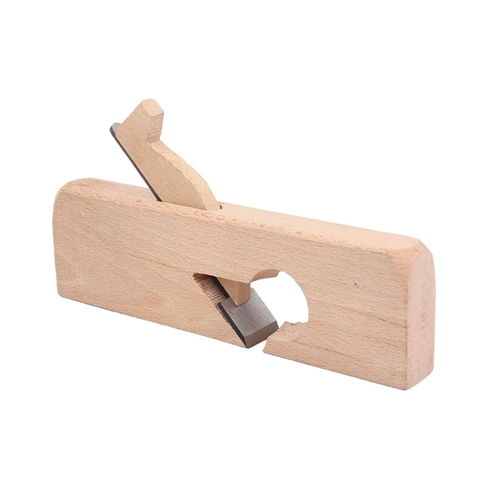 Woodworking Grooving Plane with Solid Beech Wood Handle and High Steel Blade for Smoothing Trimming and Edge Polishing