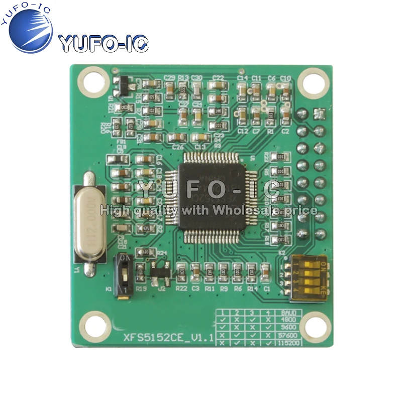 

XFS5152CE Speech Synthesis Module TTS Voice synthesis/support Playback Sound In Both English And Chinese Speech Recognition