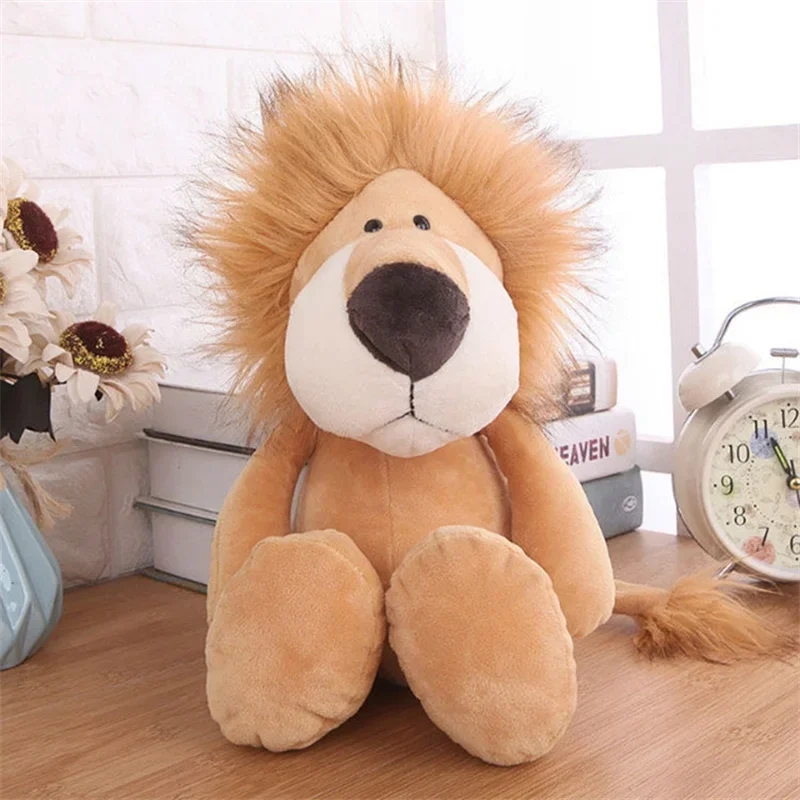 30-35 Cm Gevulde Pluche Dieren Speelgoed Zachte Poppen Jungle Leeuw Olifant Tijger Hond Vos Aap Herten Kinderen gift Kawaii Baby Kids