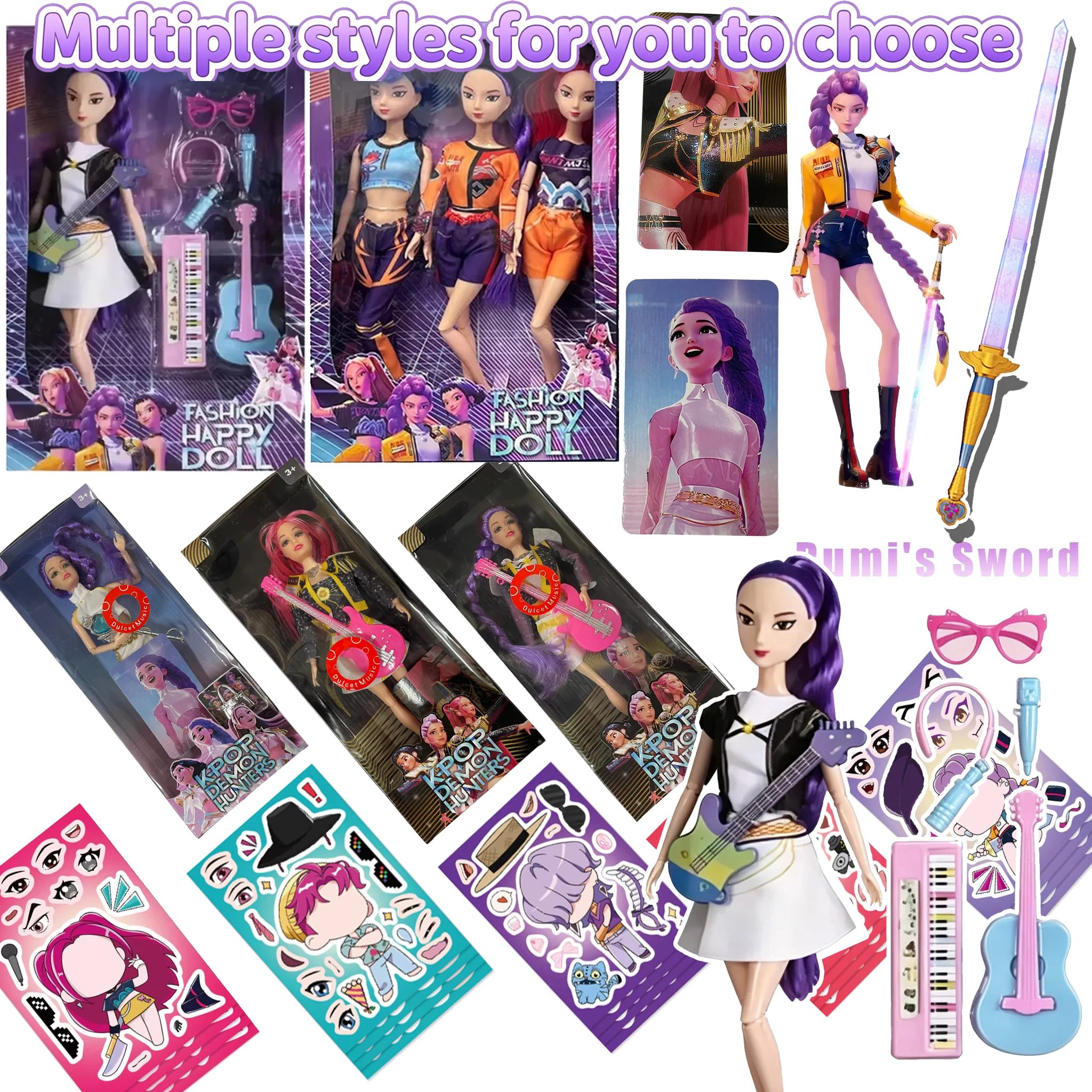 Anime Zoey Cosplay - 11 Inch Dolls Rumi Mira Zoey