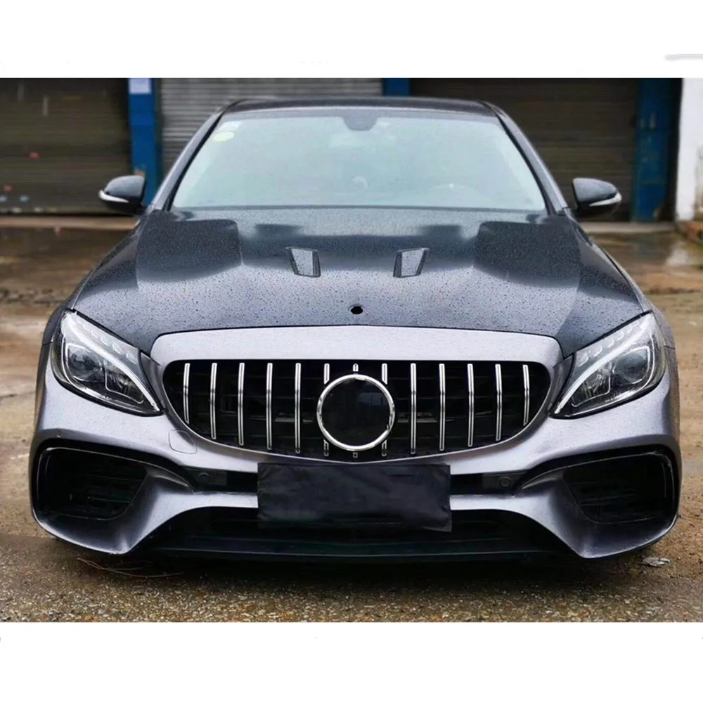 

Aluminium Alloy Car Bonnet for Mercedes Benz C Class W205 C200 C220 C260 2014-2018 Modified Style Engine Hood Cover