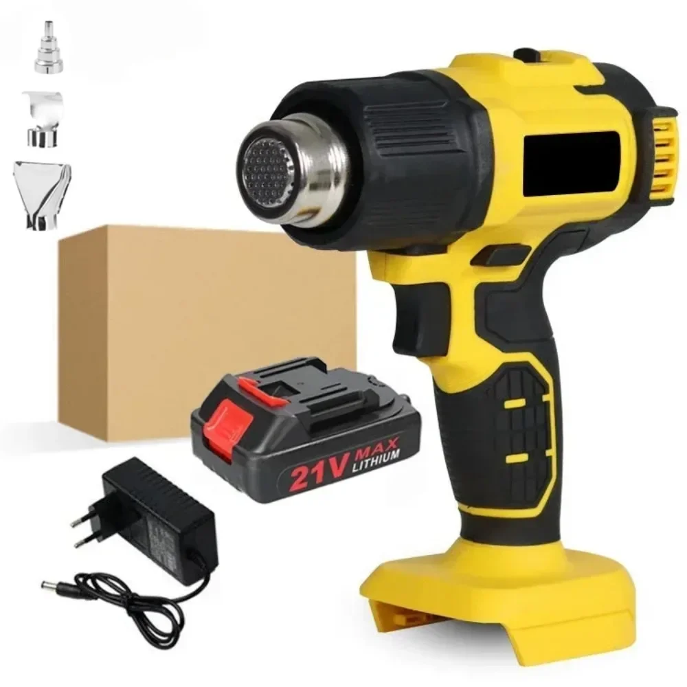 

300-550℃ Rechargeable Cordless Electric Heat Gun for Makita 18V Tools Temperature Adjustable Handheld Hot Air Gun with Nozzles