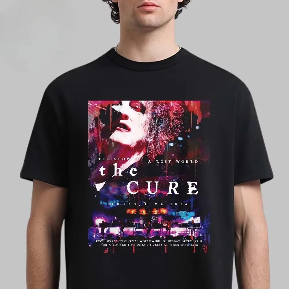 The Cure The Show of A Lost World Troxy Live 2024  Band Graphic T-Shirt Cotton Men Women Streetwear Tee
