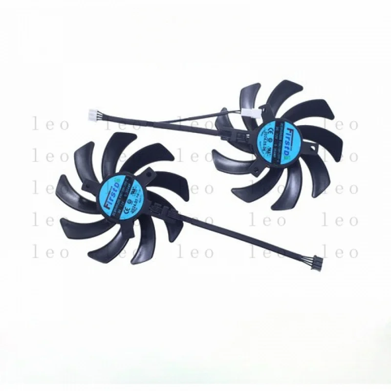 PP  2PCS 85MM FDC10H12D9-C Graphics Card Cooling Fan For Dell HP RTX 3060 3060ti Fan