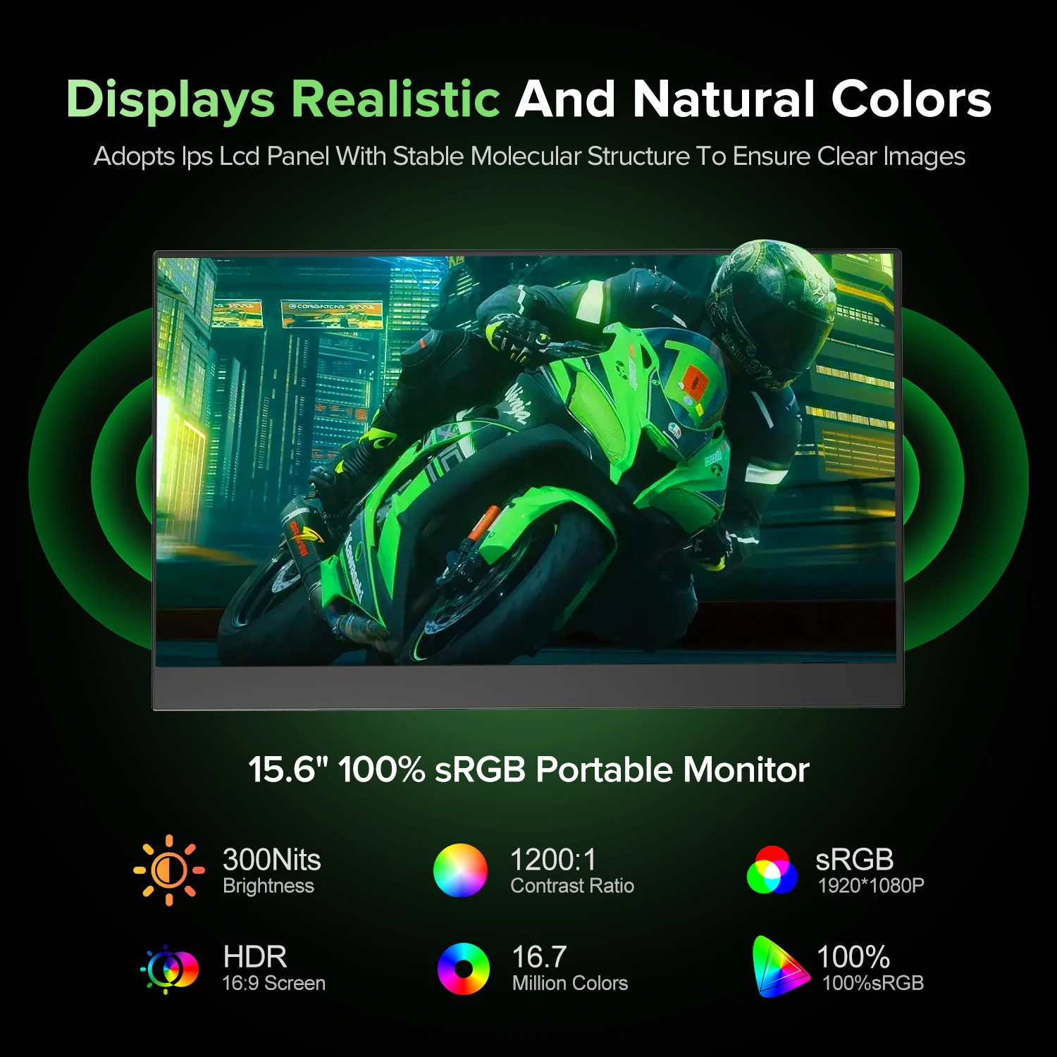 UPERFECT Portable Monitor 15.6